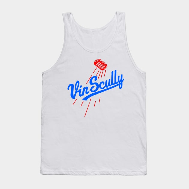 Vin Scully Tank Top by The Dare